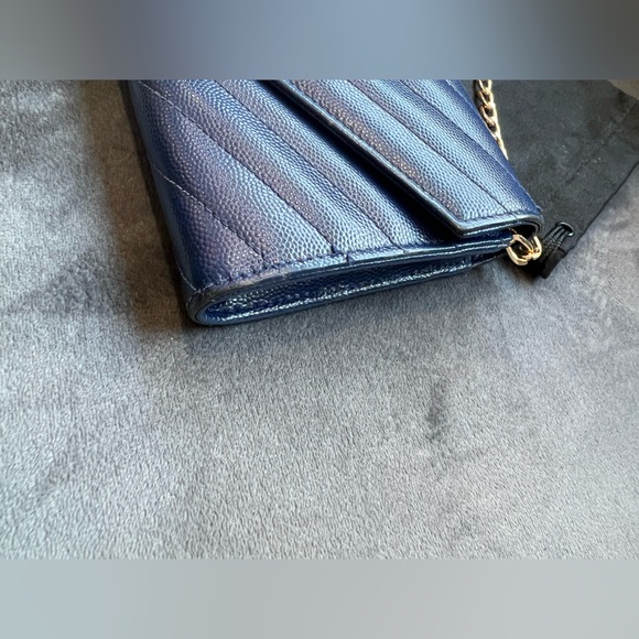 YSL cassandre envelope flap wallet on chain - Picture 6 of 15